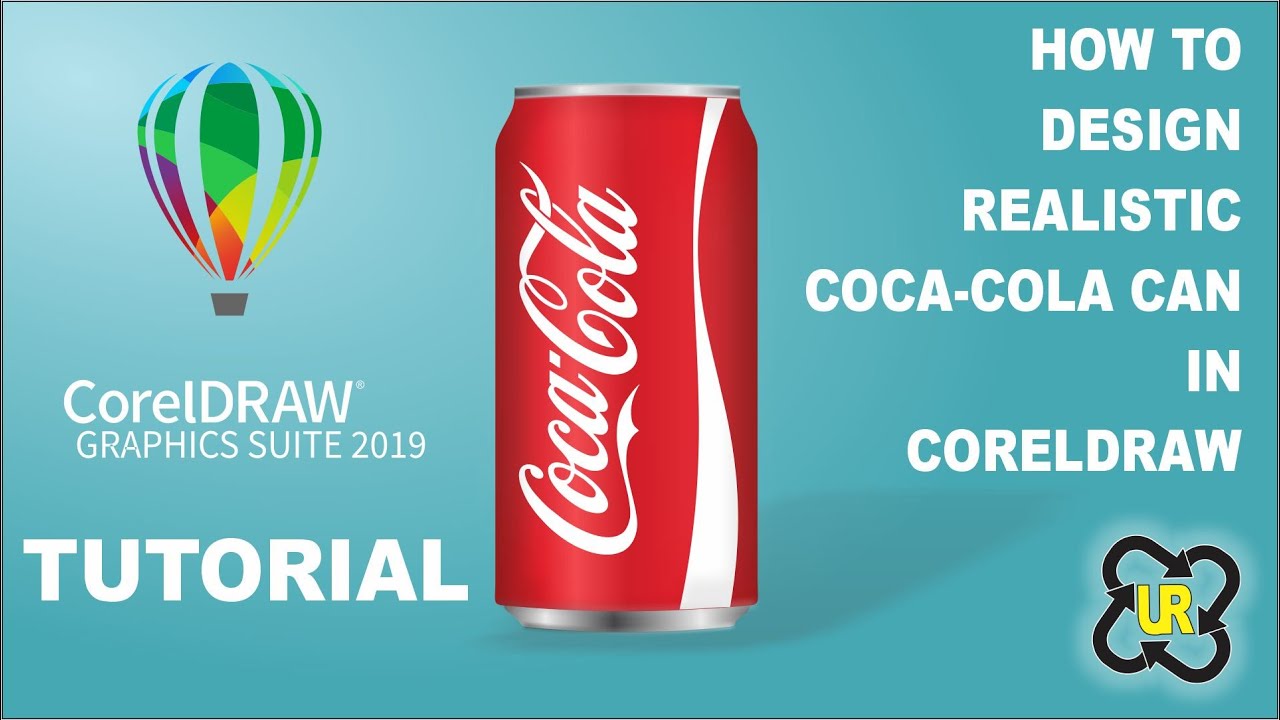 HOW TO MAKE COCA-COLA CAN IN COREL DRAW 2020, TUTORIAL
