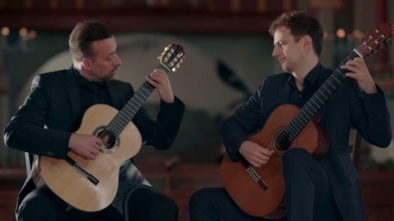 J.S. Bach: English Suite No. 6, BWV 811: I. Prélude – Montenegrin Guitar Duo (music video)