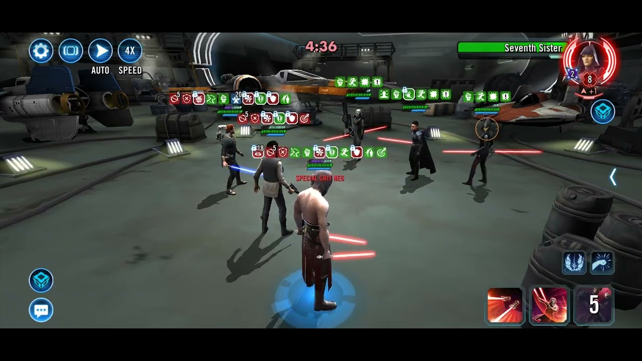 Cere vs Reva gac 3v3 swgoh 