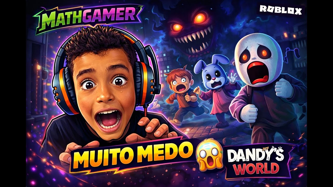RISADAS, GRITOS E MUITO MEDO 😱😂 | Dandy’s World no Roblox com a Turma!