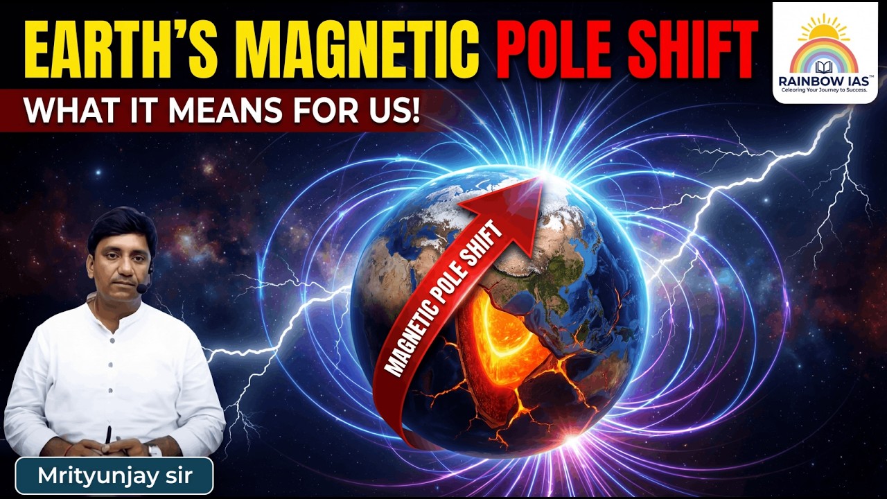 Earth’s Magnetic Poles Shifting FAST!What’s Happening?पृथ्वी ध्रुव तेजी से खिसक रहे ! क्या खतरा है?