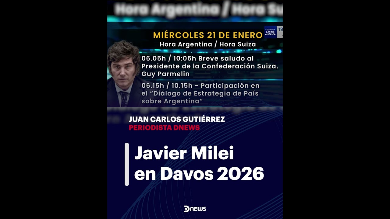 🇦🇷 Las noticias de @DNewsOk | Javier Milei en Davos 2026