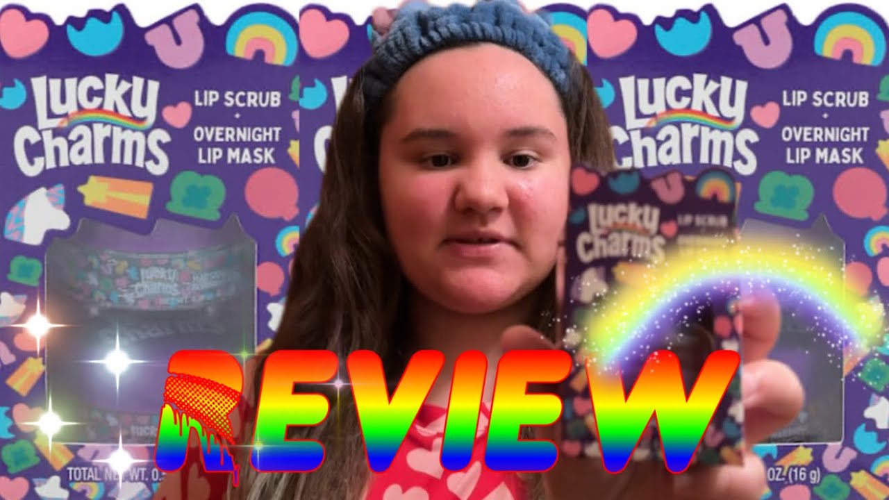 Lucky Charms Lip Scrub + Overnight Lip Mask Review 🍀 Magically Soft Lips?!