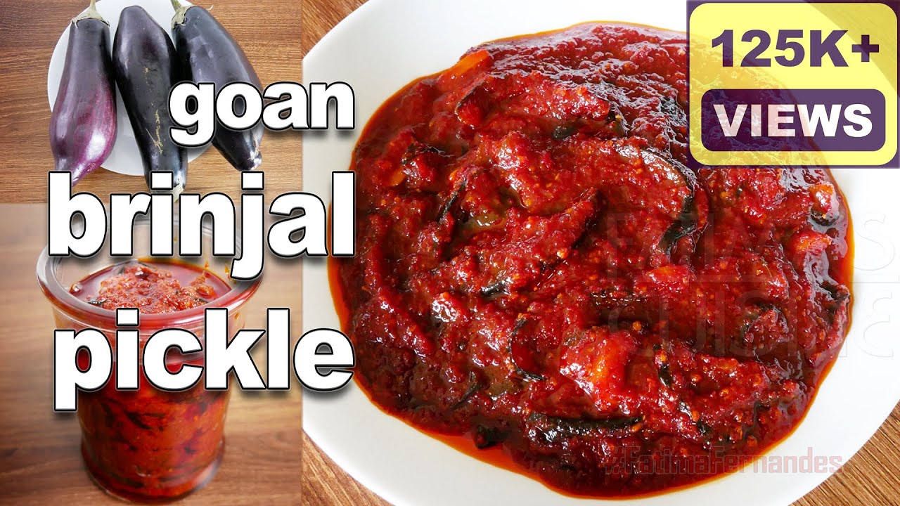 Goan Brinjal Pickle Recipe | Quick Sweet and Spicy Eggplant Pickle | Achar Recipe Easy