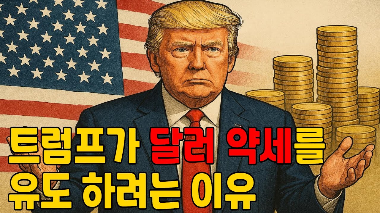 트럼프가 달러 약세를 유도하는 이유