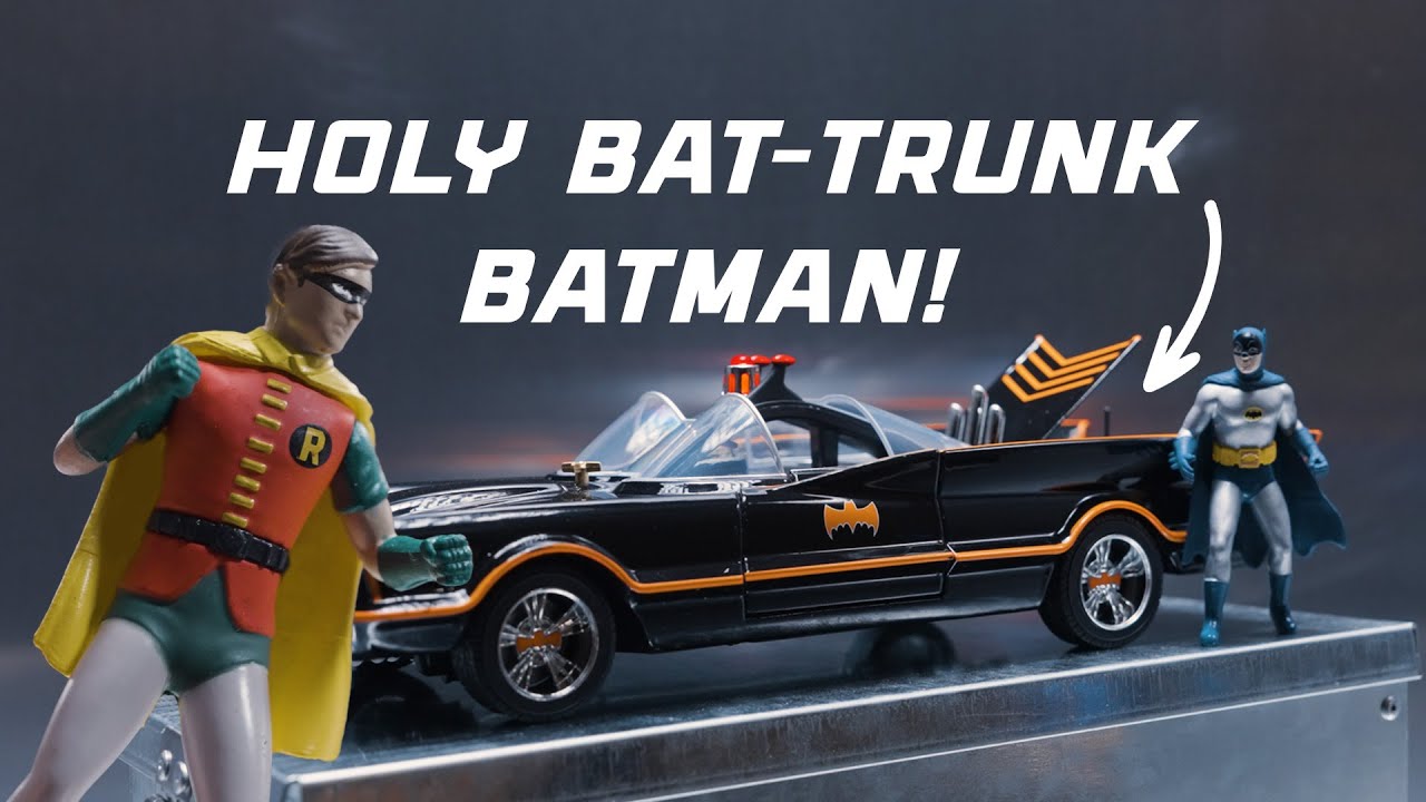 A surprising find in the trunk of Jada’s 1:18 Classic Batmobile!