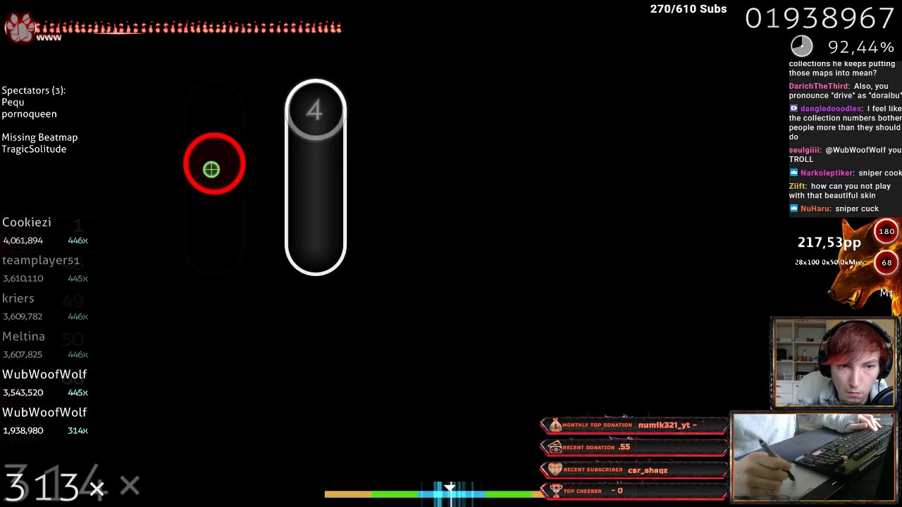 WubWoofWolf | IOSYS - Heartful Necromancer [Insane] +HD,NC 94.48% FC 242pp #1