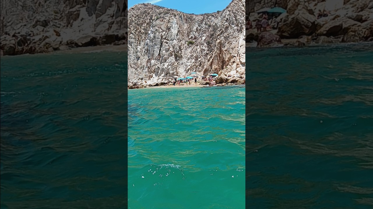 Boat Ride to Secluded Beach #cabosanlucas #beach #boating #boat #mexico #m&eacute;xico
