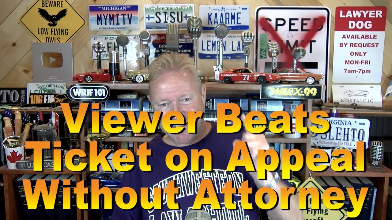 Viewer Beats Ticket on Appeal Without Attorney