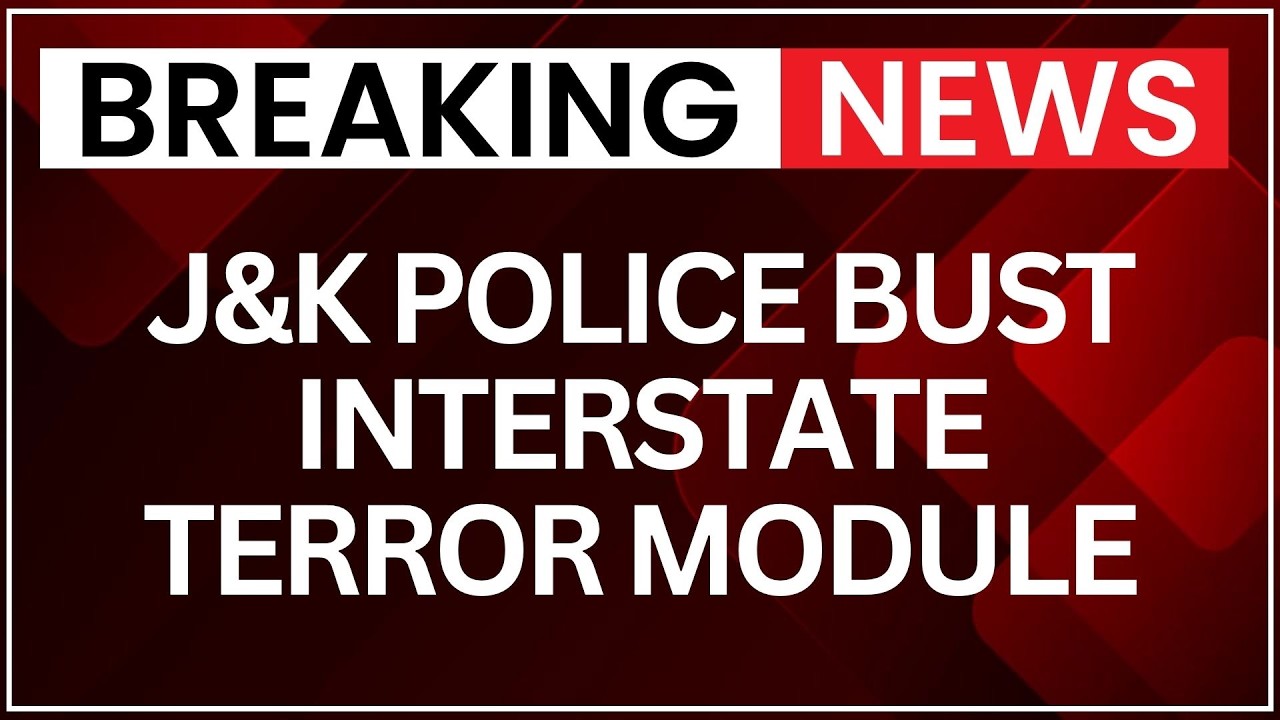 Breaking: J&K Police Bust Major Interstate Terror Module Linked to Cross-Border Network