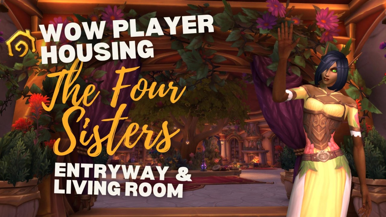 WoW Housing 🪴| Plot 46 Blood Elf Entryway & Living Room