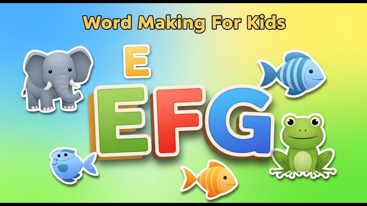Roya Cartoon Land – EFG Learning for Kids | E for Egg, F for frog | Learn English Alphabet #ABCD