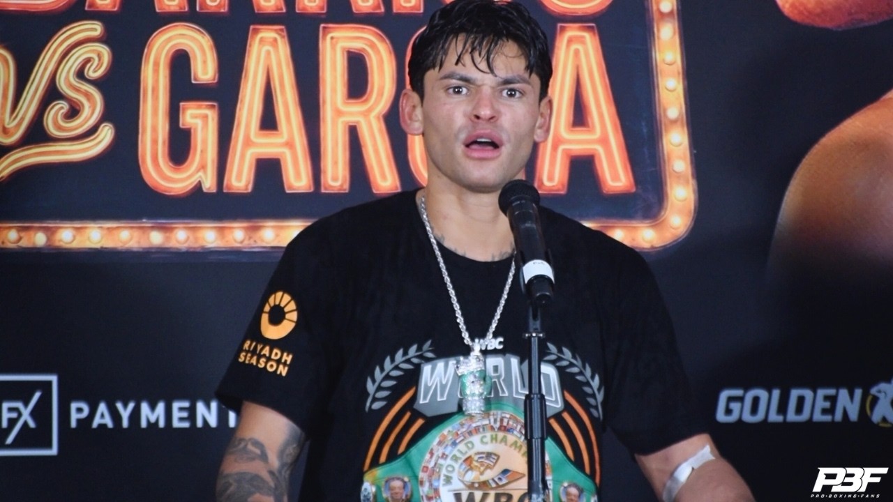 RYAN GARCIA WARNS 