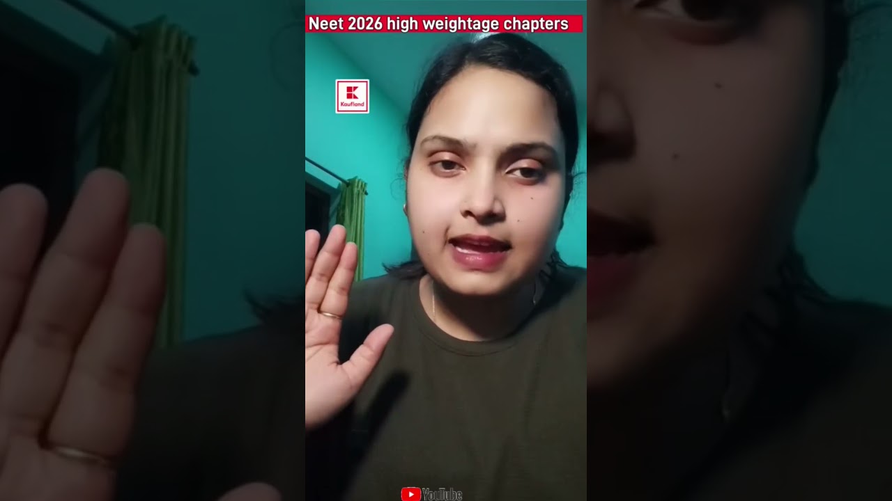 Neet 2026 High weightage chapters !!🚨✍️ #neet2026update #neetpreparation #neetmotivation