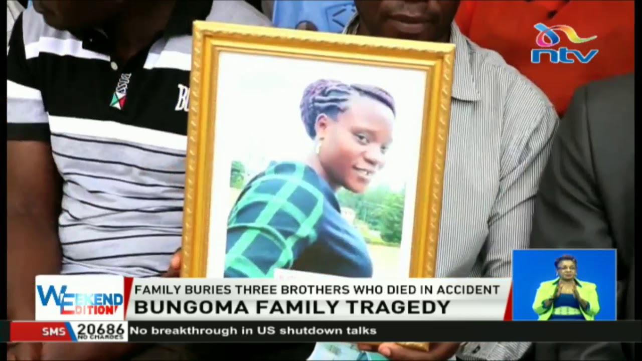 Family buries three brothers who died in an accident