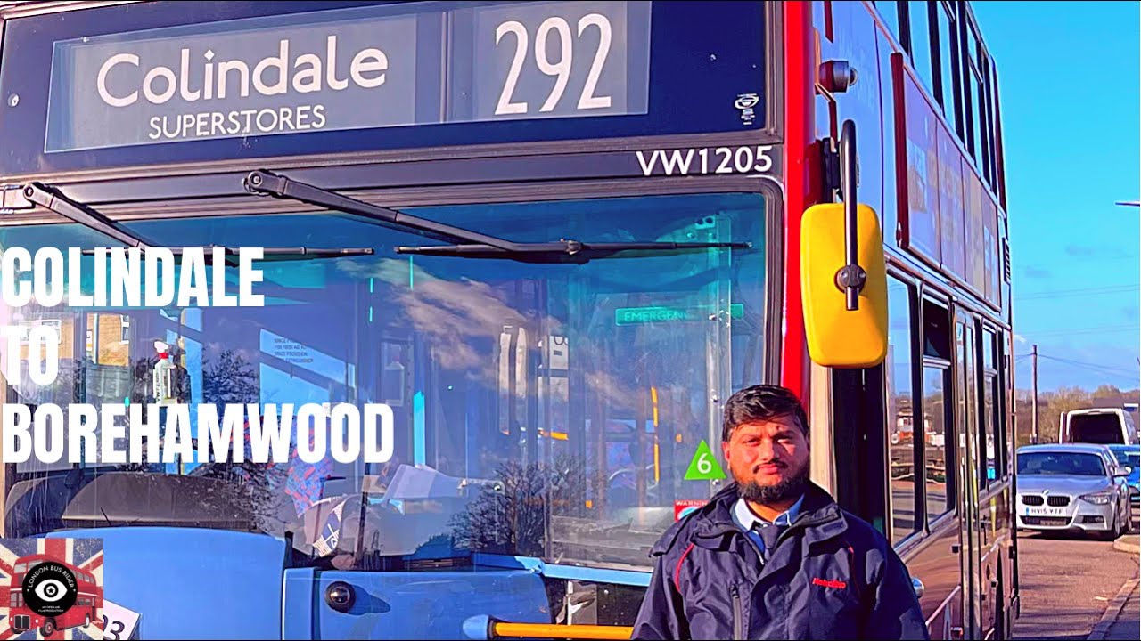 4K|London🚌Route292|Via Burnt Oak Broadway,Elstree Studios,Borehamwood