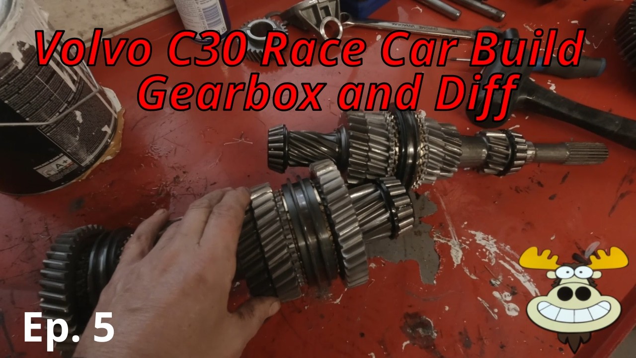 Fixing the gearbox and rebuilding the diff. Volvo C30 Race Car Build Episode 5