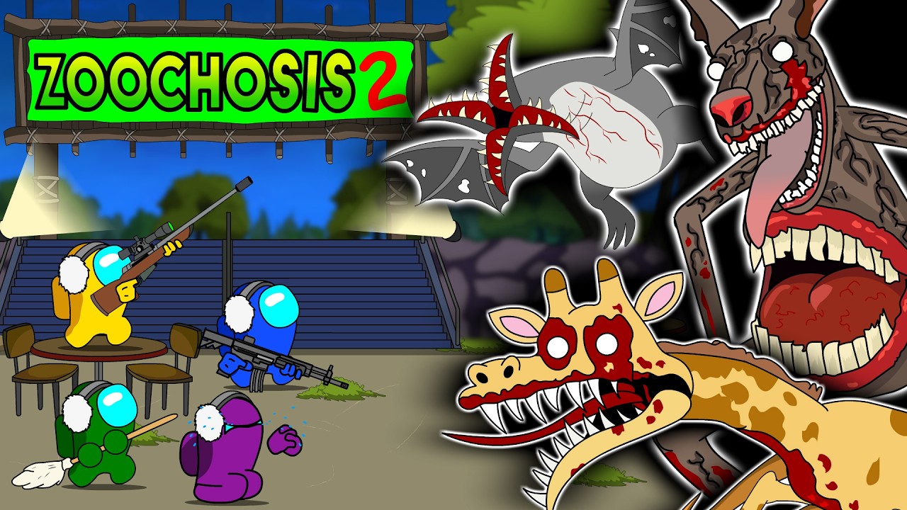 Among Us vs ZOOCHOSIS 2 || ANIMTION