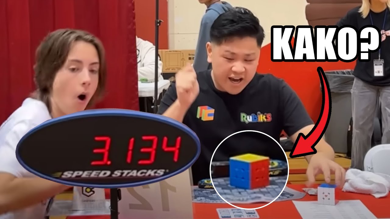 Složio je Rubikovu Kocku za 3 Sekunde (Analiza Svetskog Rekorda)