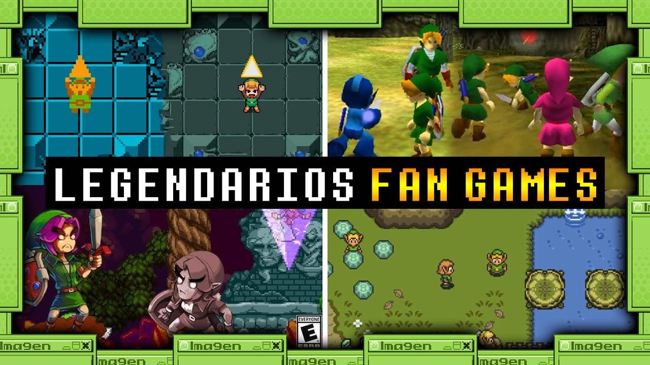 TOP 10 MEJORES FAN GAMES y HACKS de The Legend of Zelda | Nanko