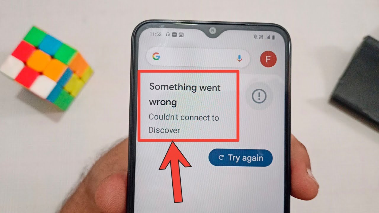 how to fix couldn't connect to discover in Android phones ?