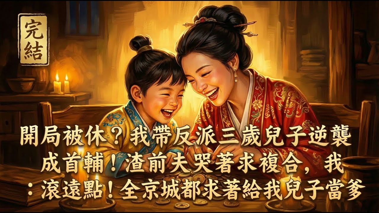 開局被休？我帶反派兒子逆襲成首輔！渣前夫哭著求複合，我：滾遠點！全京城都求著給我兒子當爹 #古言 #種田 #養崽 #爽文