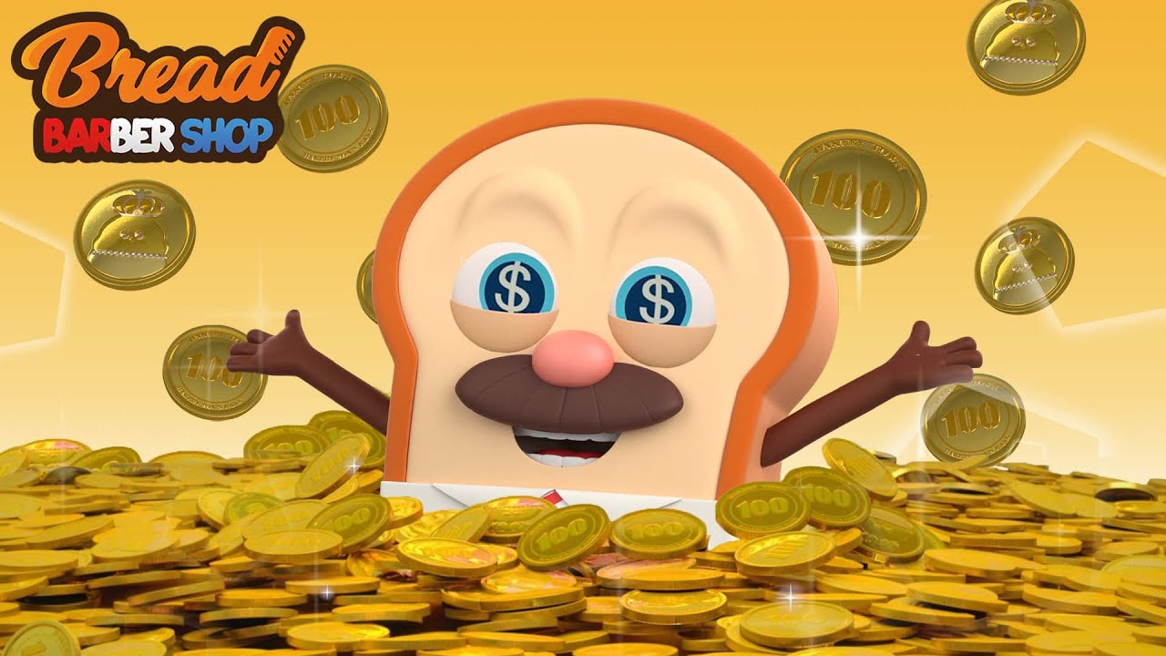 BreadBarbershop | Bread Loves Money! | english/animation/dessert/cartoon