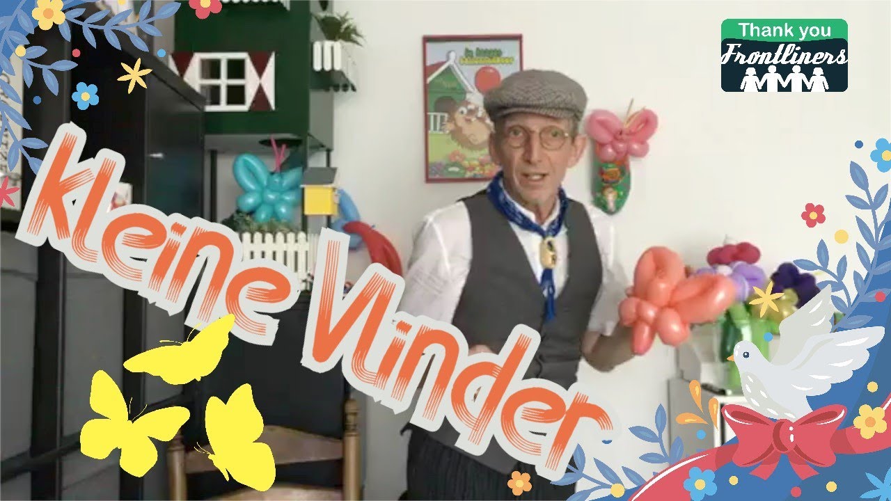 Ballon Vlinder 2x - Workshop Haagse ballonnenboer (Butterfly tutorial)