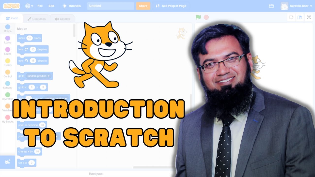 Introduction to Scratch | Scratch Tutorial in Hindi/Urdu | Lesson 1 | The Smart School Ghotki Campus