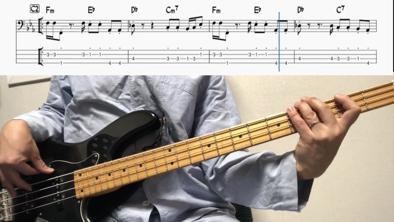 Genie In A Bottle - Christina Aguilera Bass Cover & Backing Track (Bass Tab)