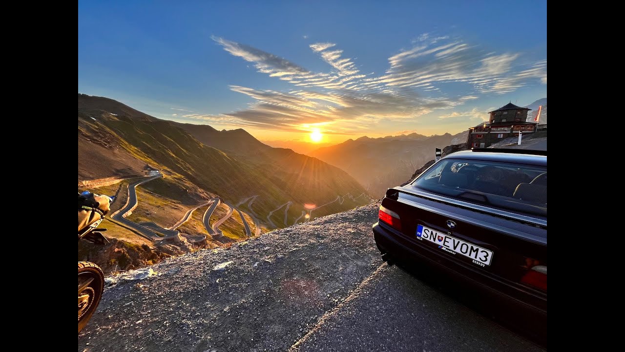 Passo Dello Stelvio, road to sunrise with the BMW E36 M3 Evolution