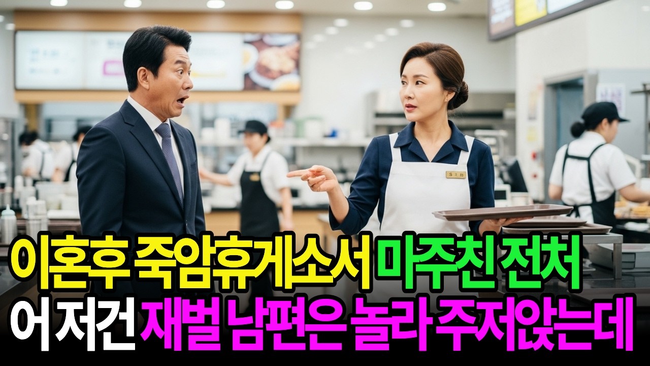 이혼후 죽암휴게소서 마주친 전처, 