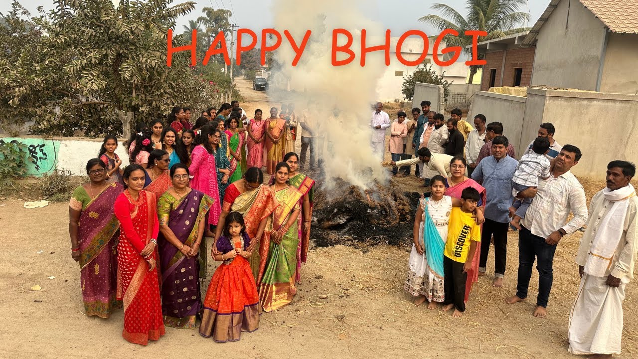 Bhogi Festival 2026 | Traditions, Fire & Festive Vibes | village: Jaithapur