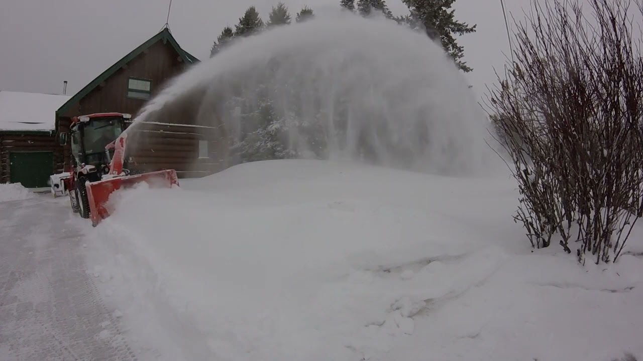 Kubota B2650 Biggest storm in 3 years
