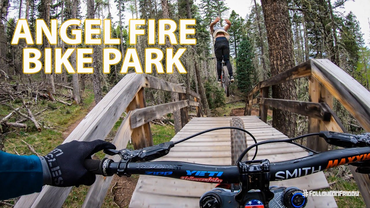 Angel Fire Bike Park in the Wet