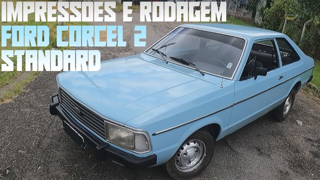 Ford Corcel II Standard 1981 - Impressões e rodagem: A suavidade e conforto do Ford oitentista.