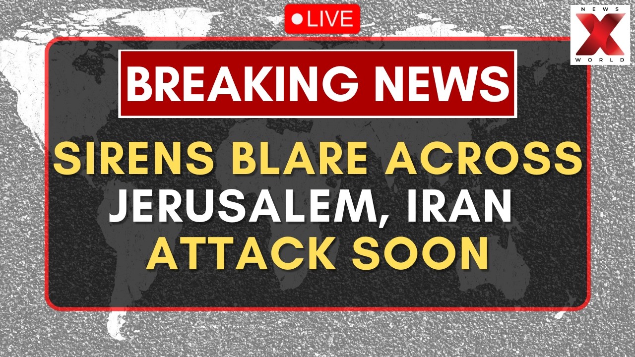 Iran Attacks Israel LIVE : Sirens Sound Across Jerusalem As Iran Launches New Attack | NewsX World