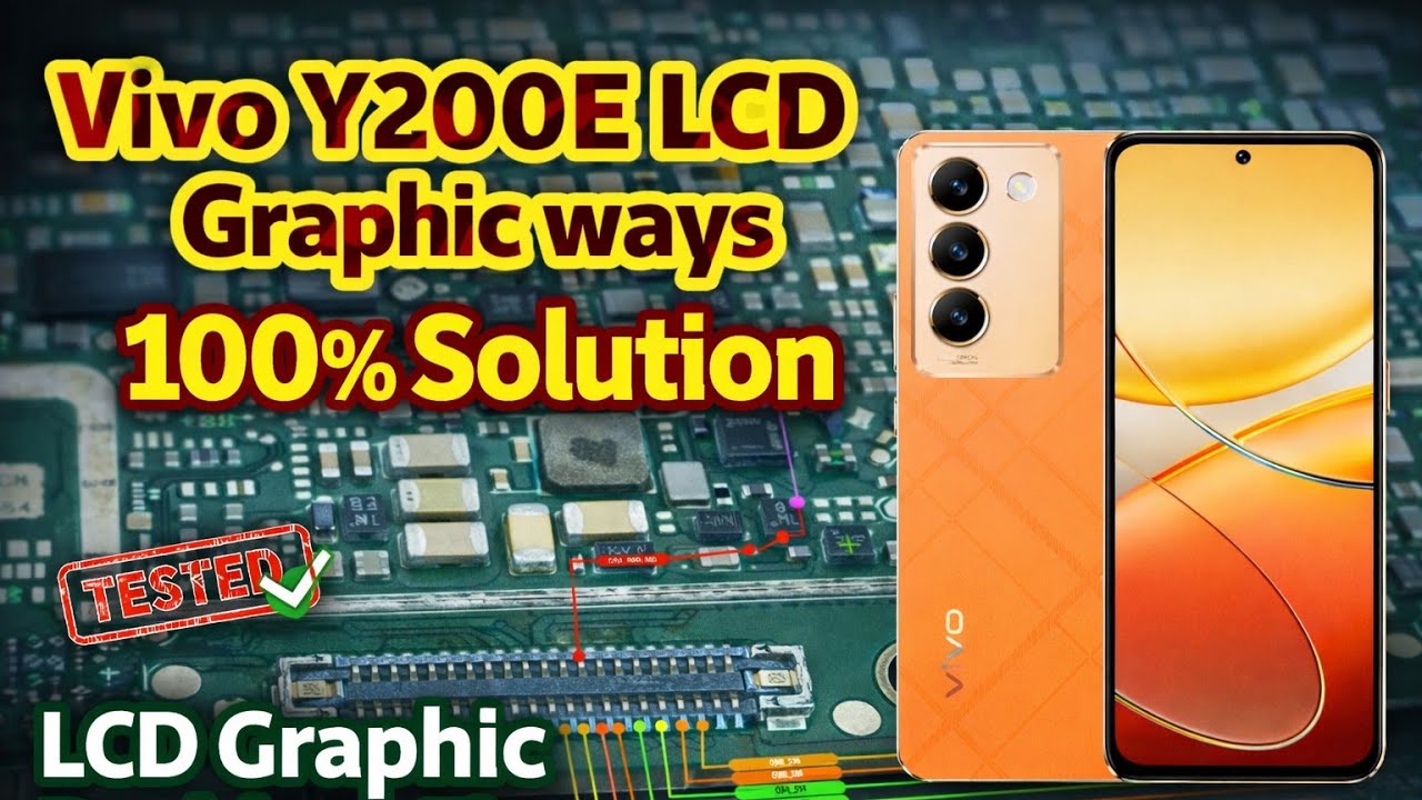 Vivo Y200E LCD Graphics not working problem solved| ViVo Y200E LCD ways|#thesoilboy