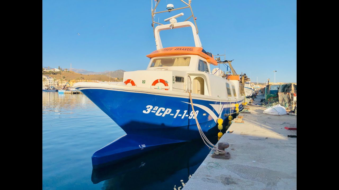 Maniobra de Calado en Mari Carmen Arnandis. Pesca de Arrastre