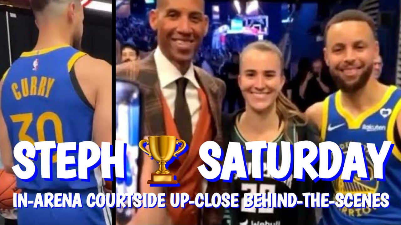 Steph vs Sabrina Ionescu BEHIND-THE-SCENES, alternate views of Curry 3-Pt Contest All-Star Saturday