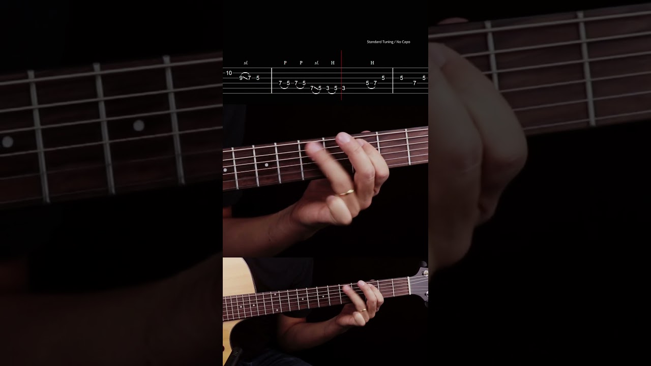 Let It Be (solo) but it's on the acoustic guitar