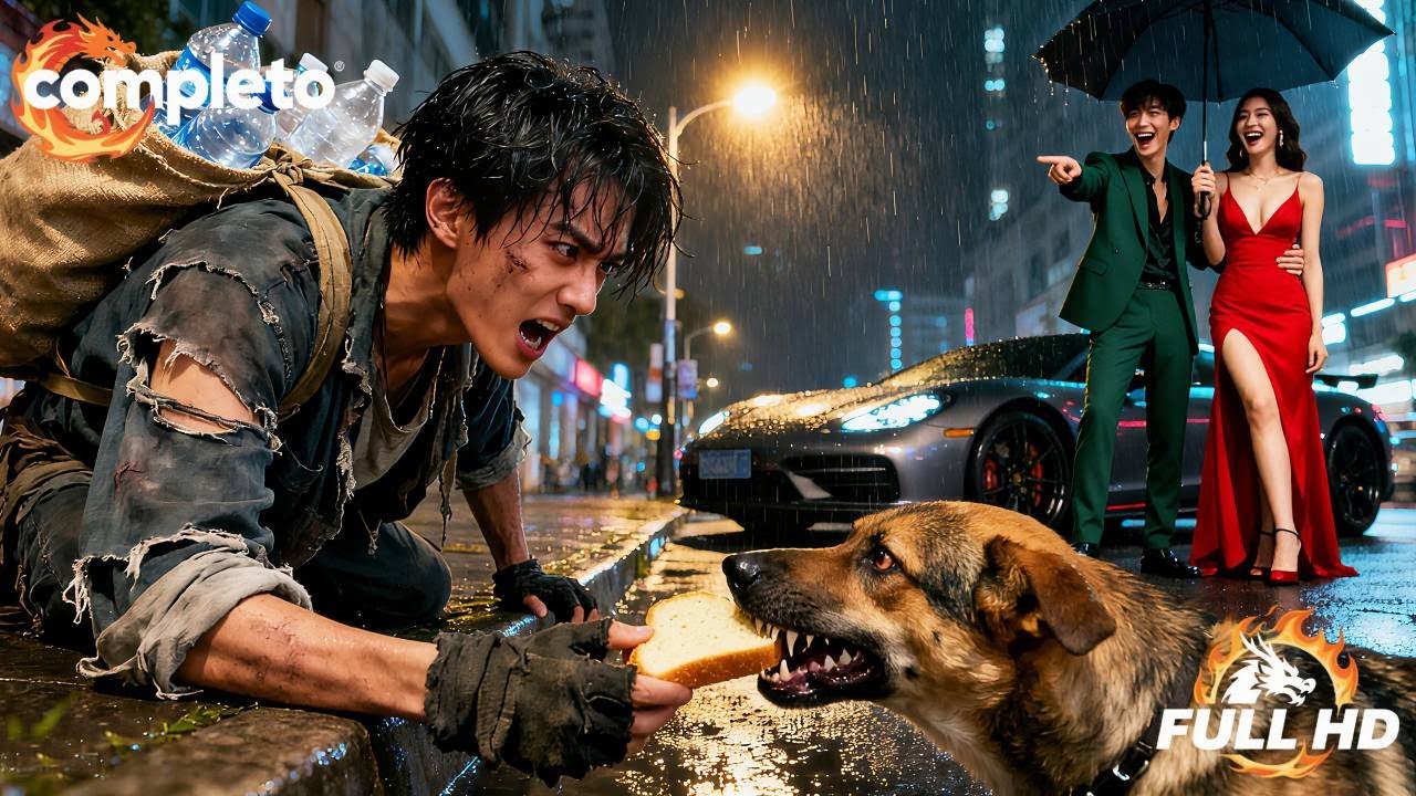 Esposa lo traiciona:queda mendigo,pelea con perros por comida.Renace,recupera todo y ella enloquece!