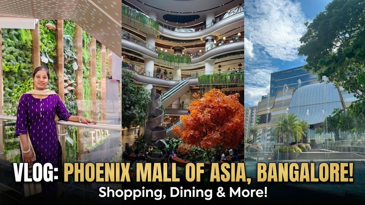 MALL of ASIA Bangalore Exclusive Tour in 4K | Largest Premium Mall of India😻 #video #trending #vlog 