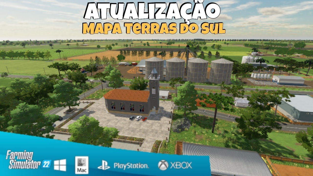 Atualização do mapa Terras do Sul  para  PC / CONSOLES   Farming Simulator 22