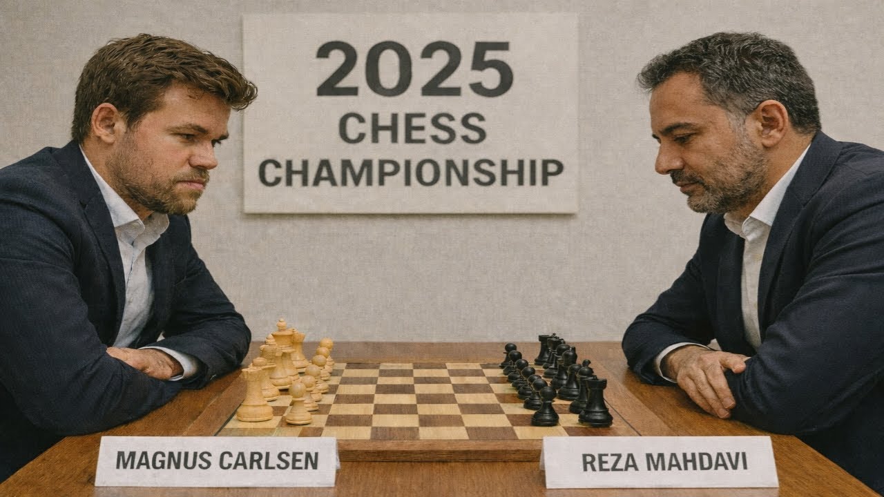 Magnus Carlsen vs Reza Mahdavi  // Titled Tuesday, 2025