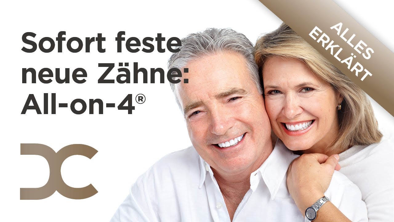 All-on-4 für feste Zähne an einem Tag: Lohnt sich die Sofortimplantation? Kosten für dritte Zähne