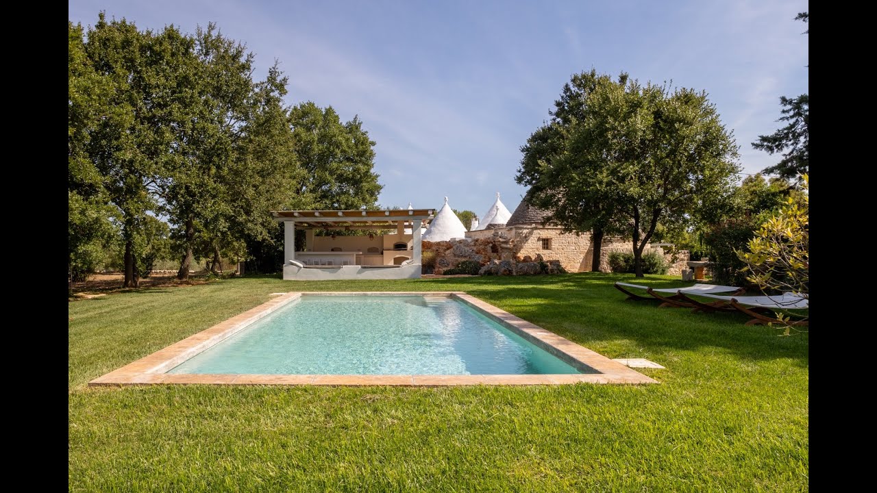 Hic | Historical 4-Cone Trullo with Large Private Pool in Puglia