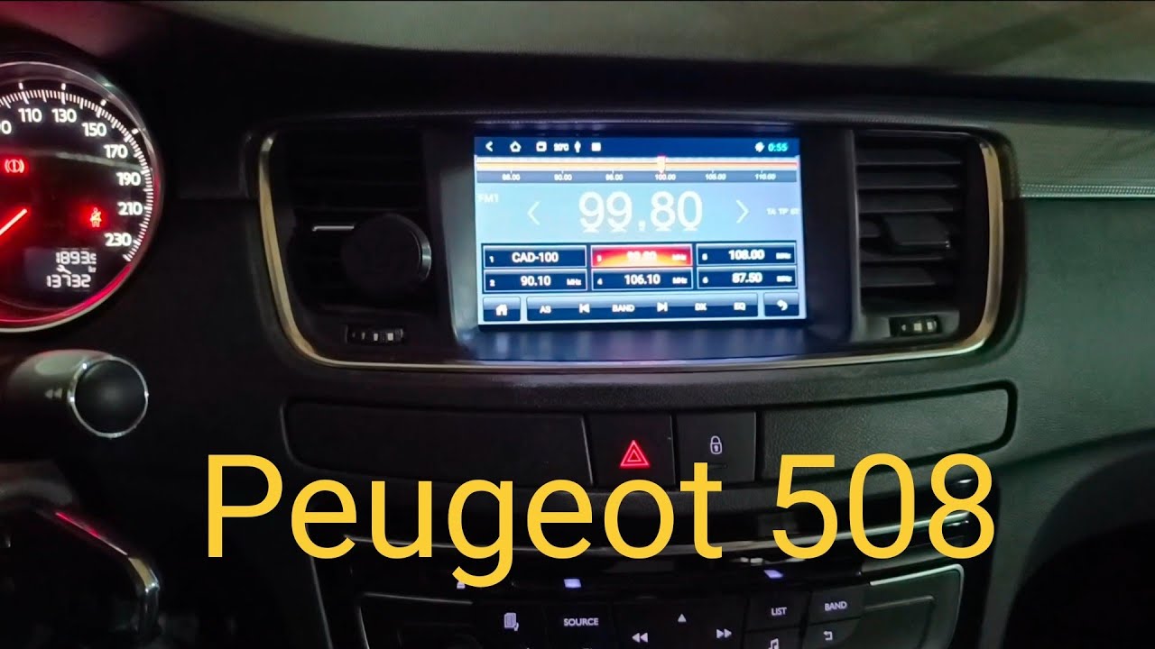 Pantalla Android en Peugeot 508 #peugeot #508