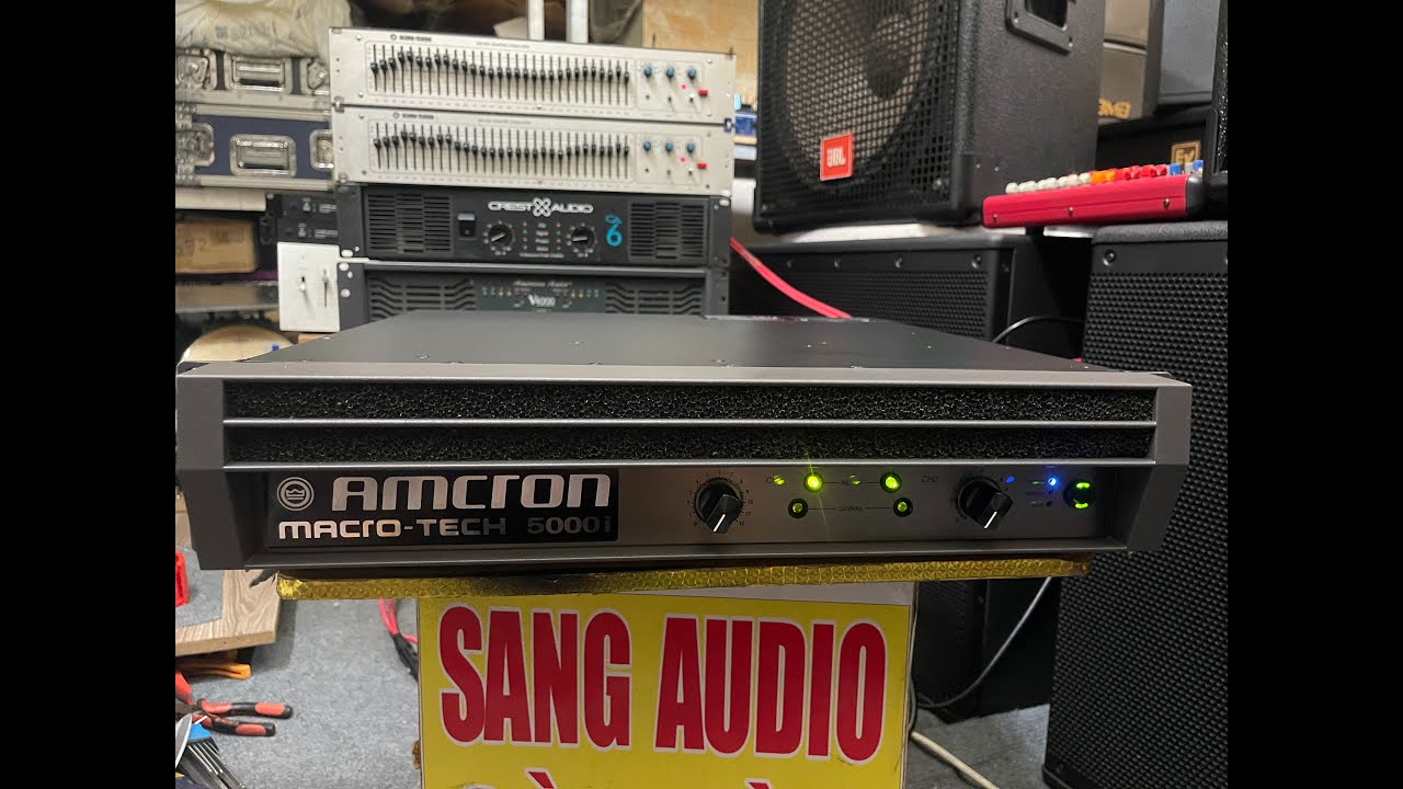 Đẩy Crown Thế Hệ Mới Nhất Amcron Macro Tech 5000i Mới Về Tại Sang Audio