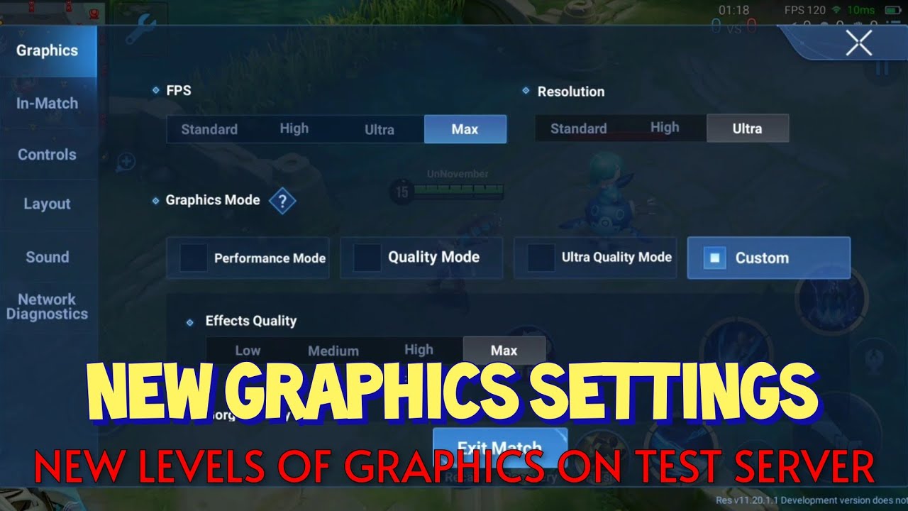 BIG UPDATE | NEW SETTING GRAPHIC COMPARISON | HONOR OF KINGS GLOBAL
